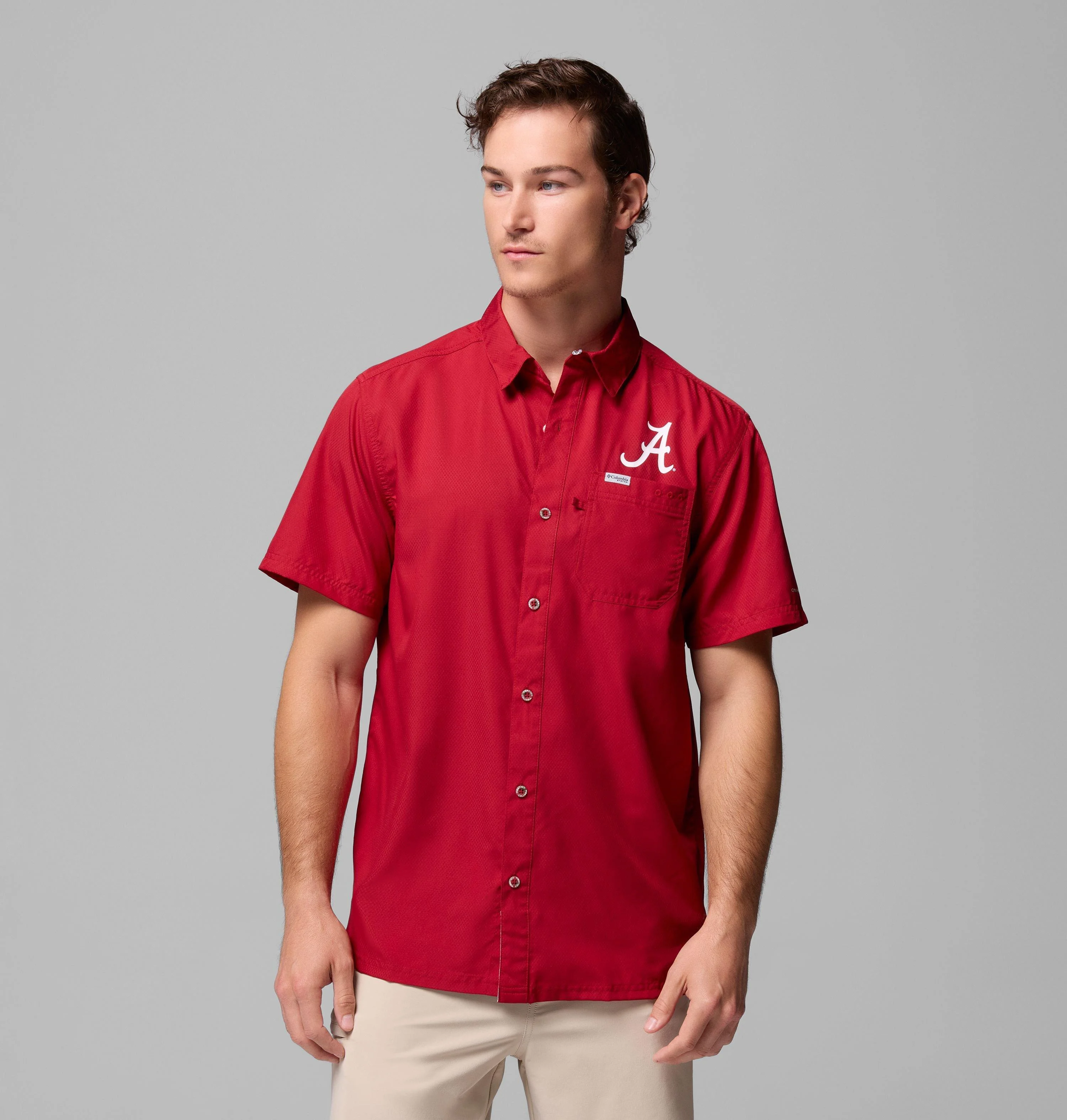 Men's Collegiate PFG Slack Tide Camp Shirt - Alabama - 1
