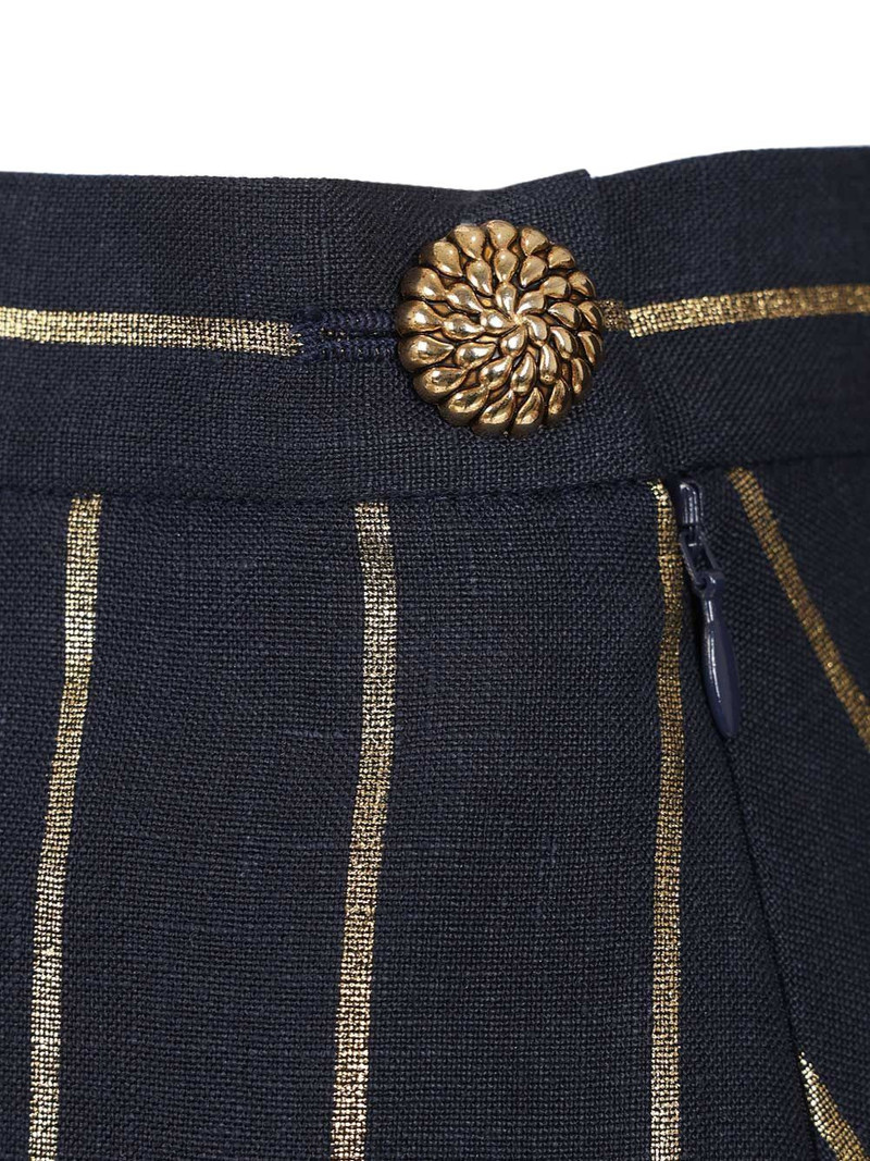 striped button skirt 5