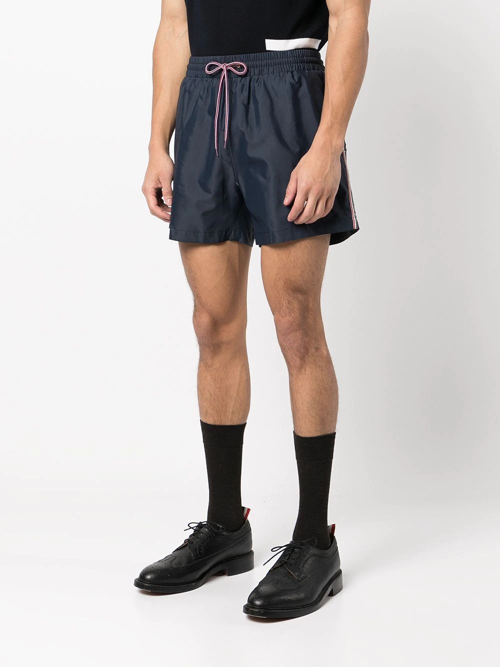 RWB-stripe swim shorts - 3