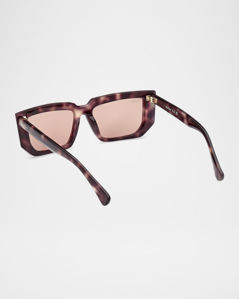 Max Mara Acetate Rectangle Sunglasses outlook