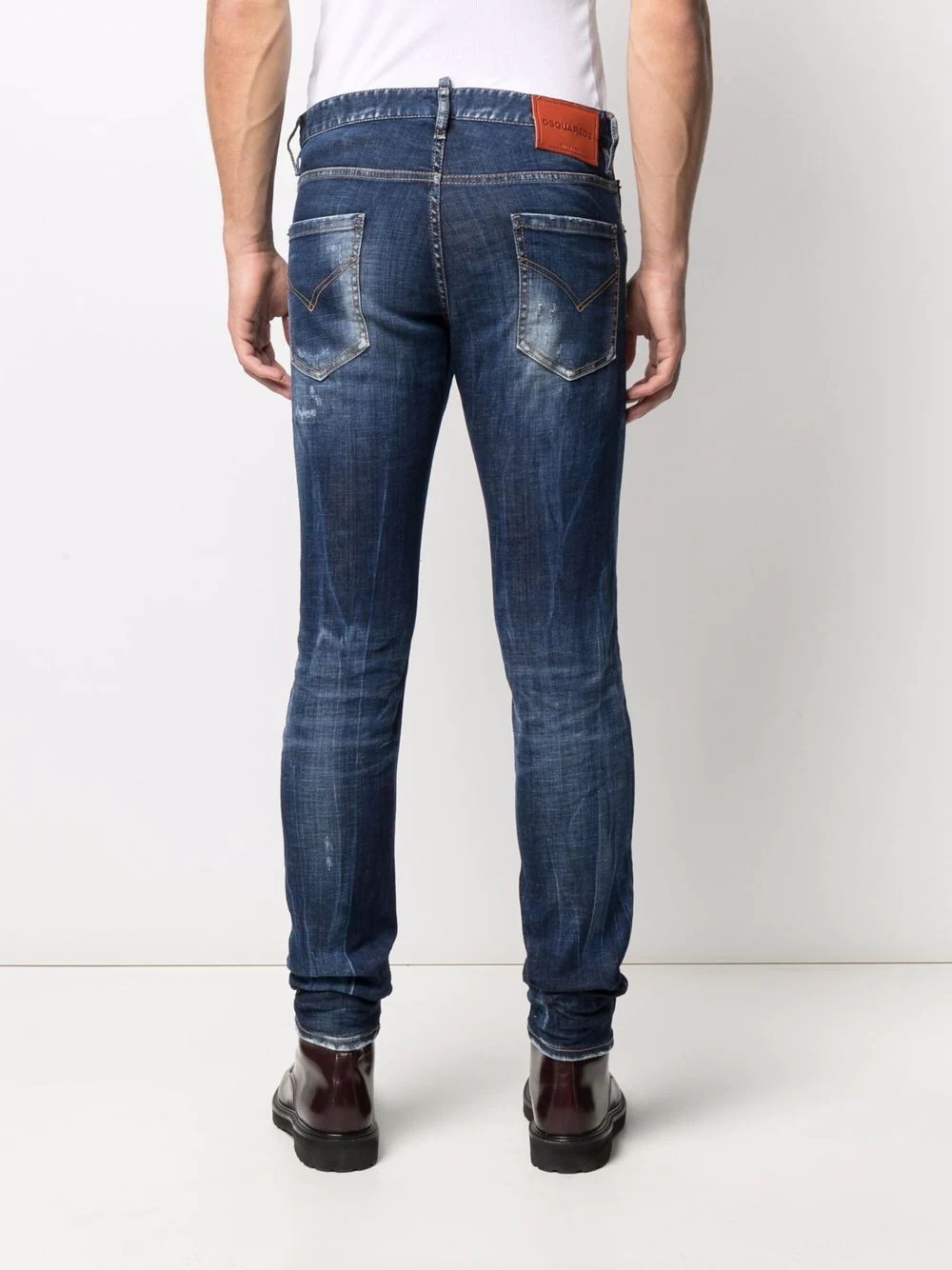 mid-rise slim-fit jeans - 4