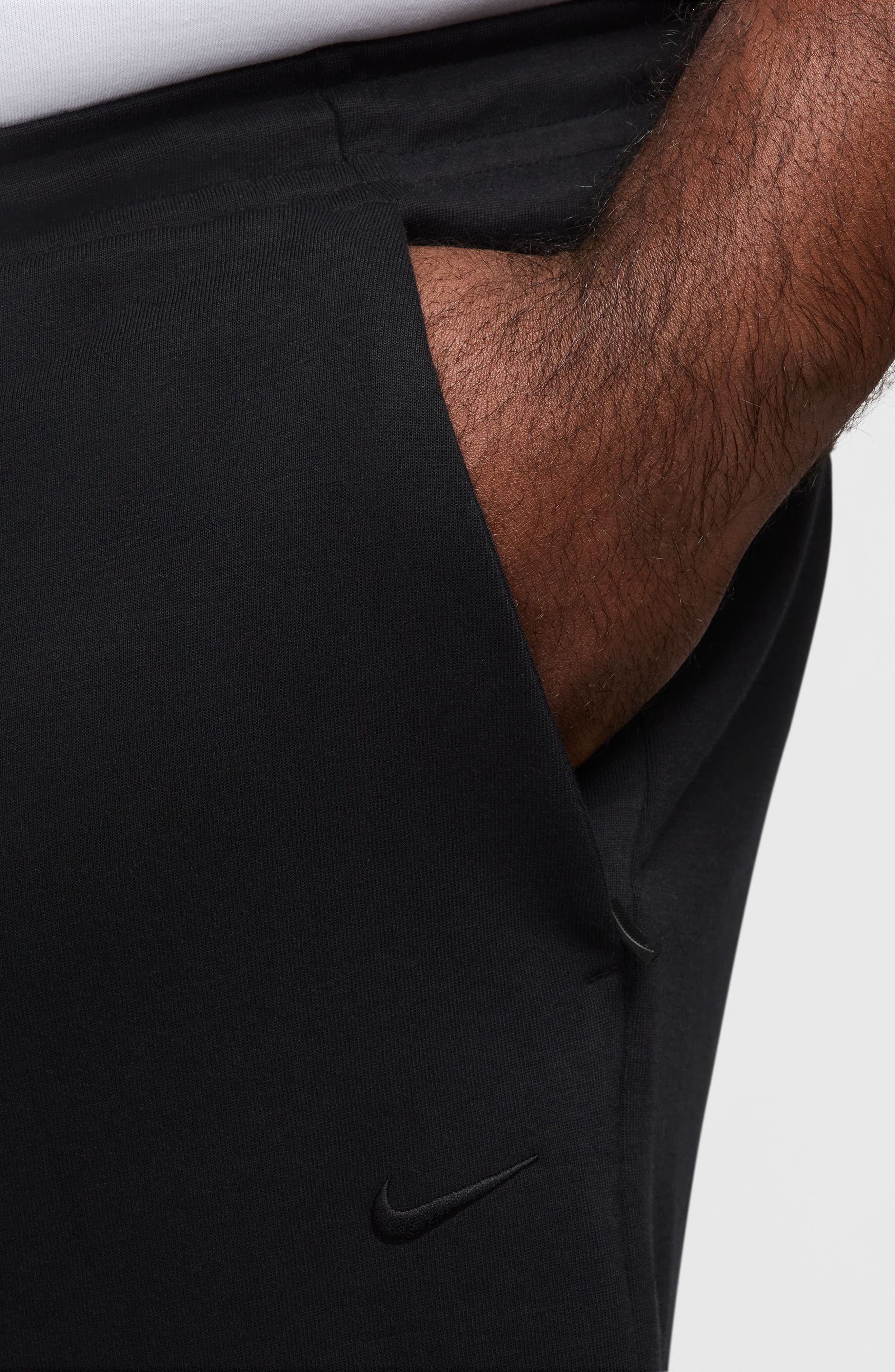 Nike Primary Dri-FIT Unlined Shorts in Black/Black at Nordstrom - 6