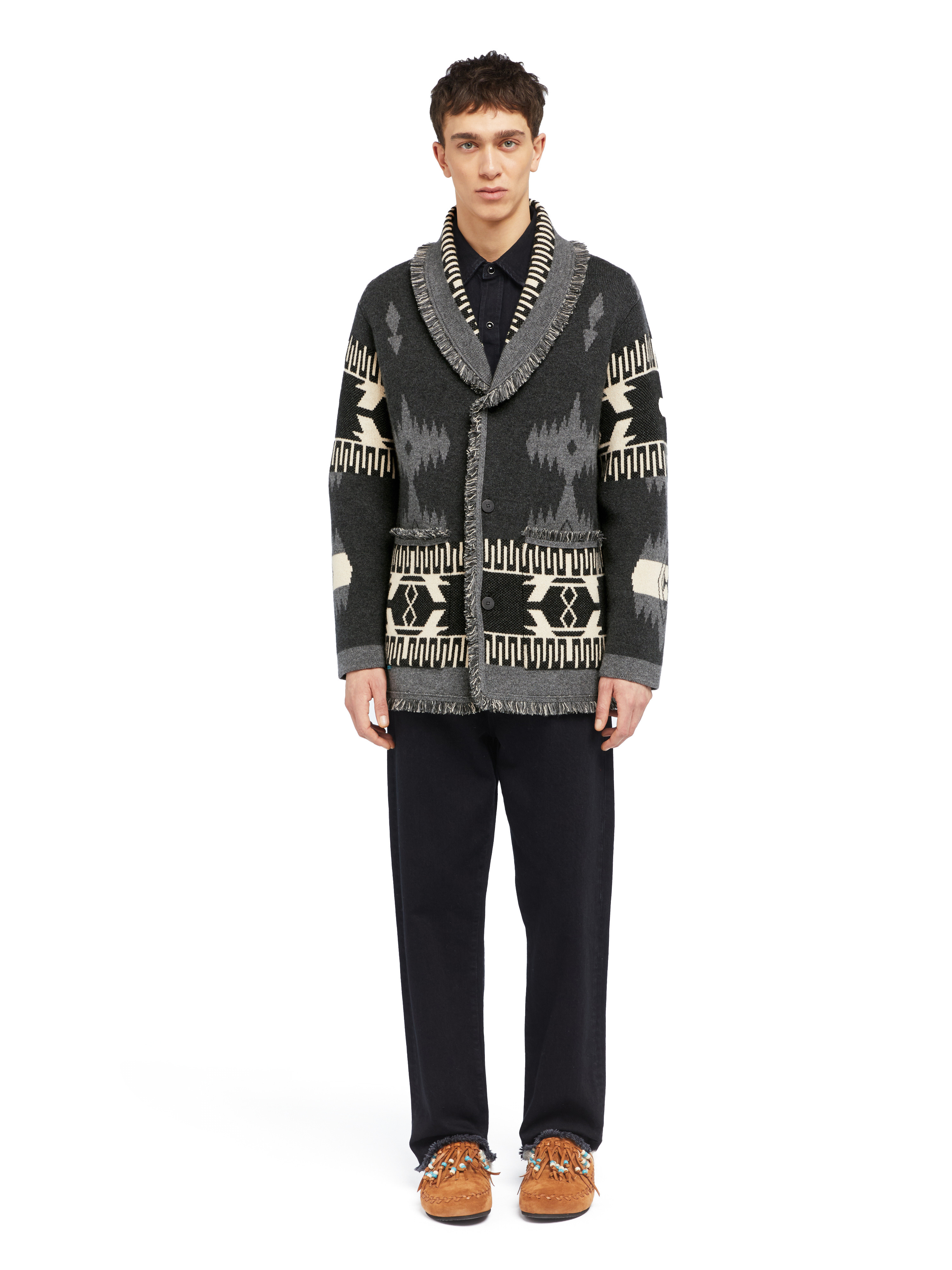 Icon Jacquard Cardigan - 4
