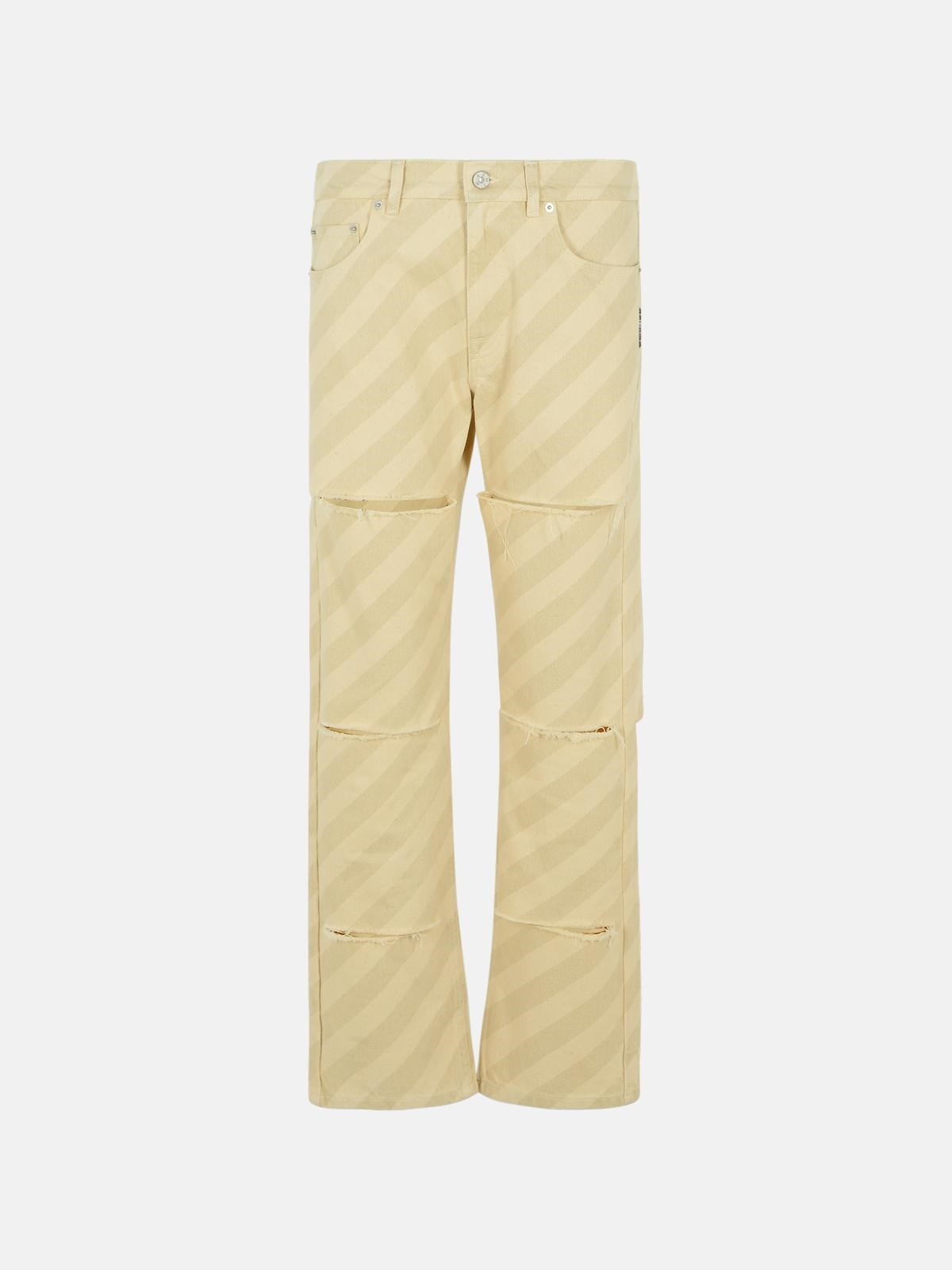 デニム・ジーパン MARNI Women Denim Pants PAJD0520Y0U SCX37STW08 Beige Marni BEIGE COTTON JEANS | REVERSIBLE