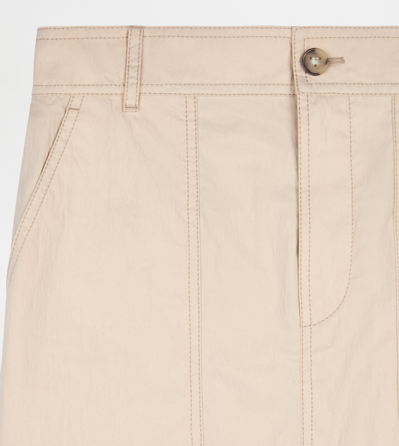 SKIRT IN TECHNICAL COTTON - OFF WHITE 7