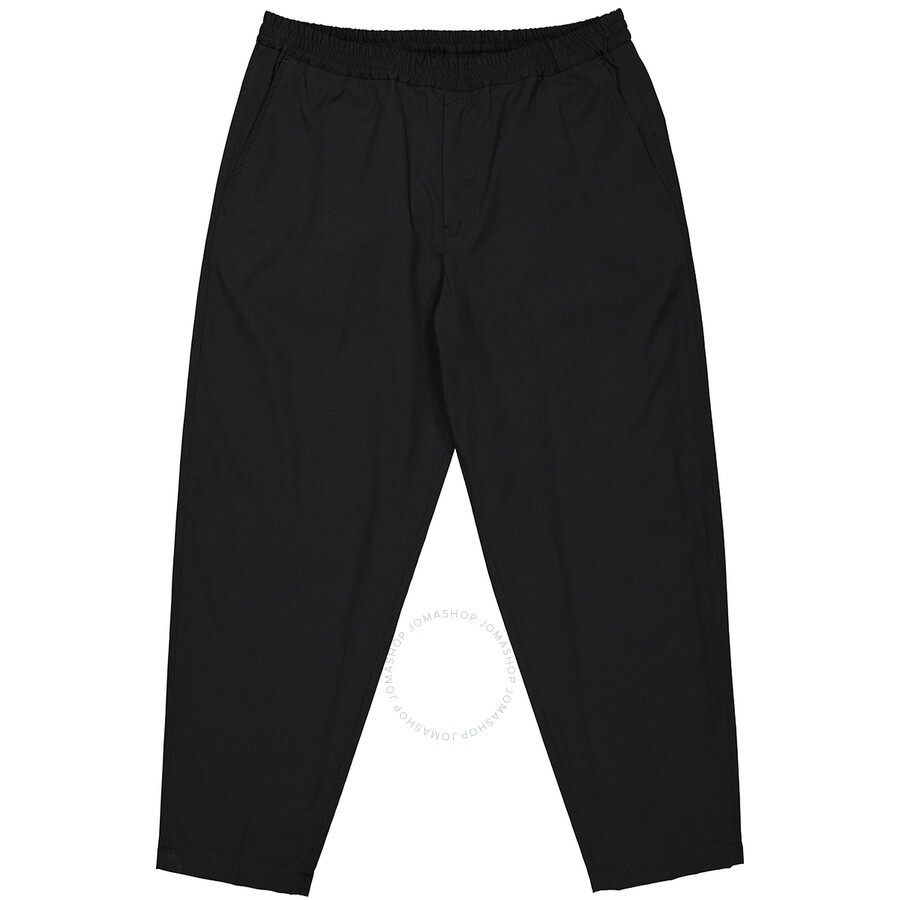 Emporio Armani Ladies Black Casual Cotton Stretch Trousers - 2