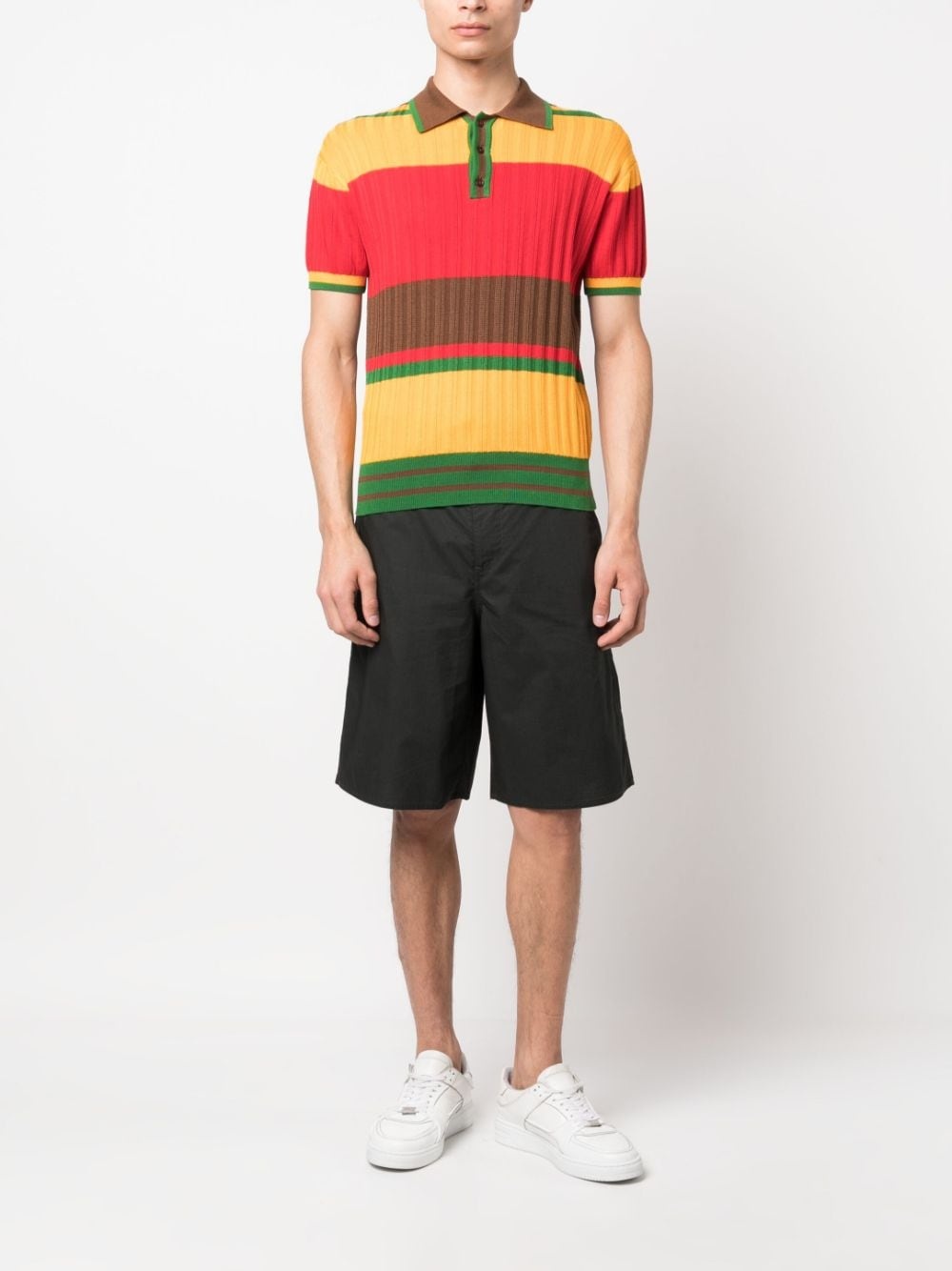concealed front-fastening cotton shorts - 2