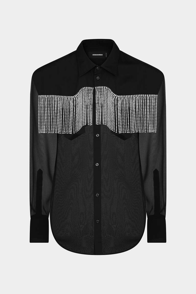 CRYSTAL FIRNGED WESTERN SHIRT 1