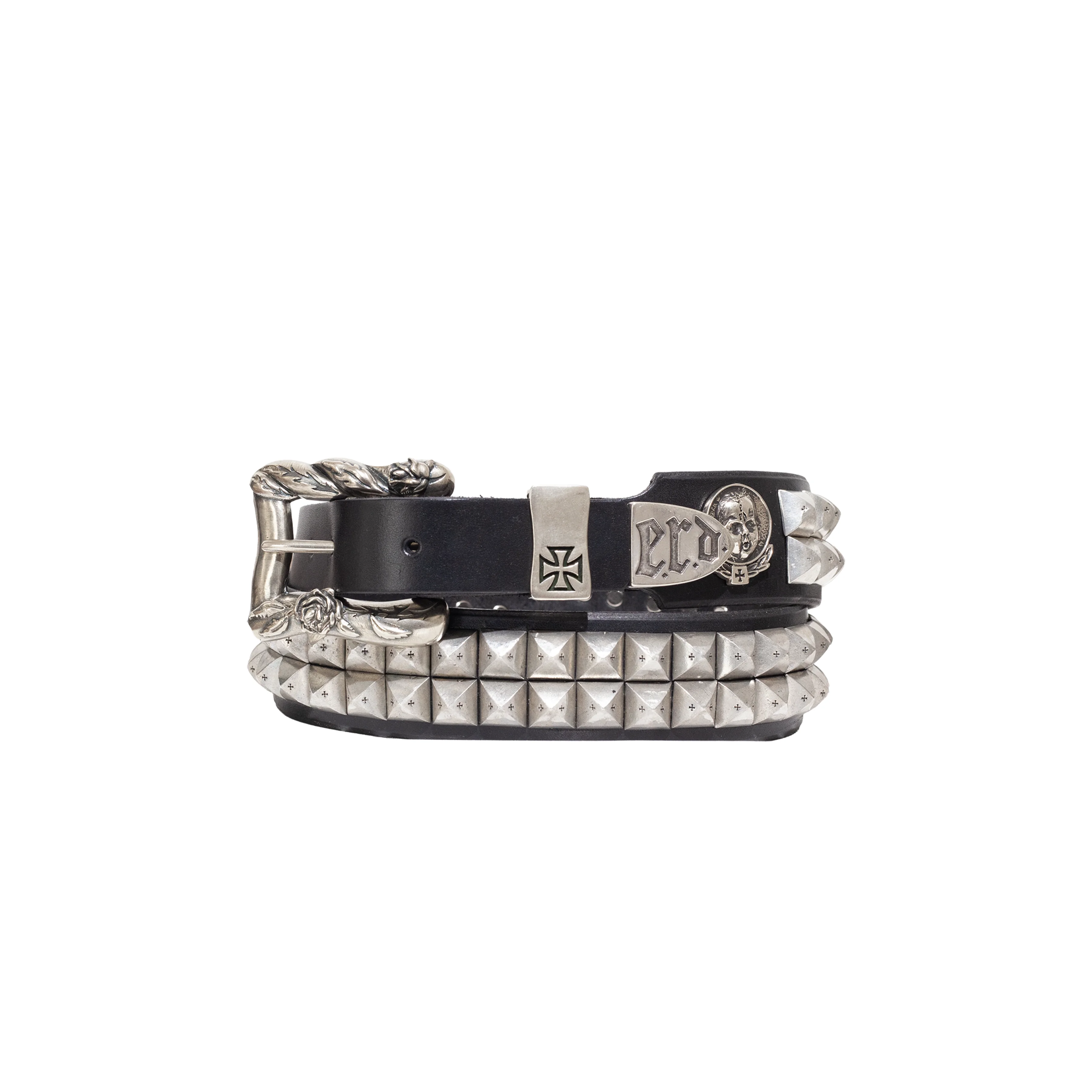 BABY CROSS PRYAMID STUD BELT - 1