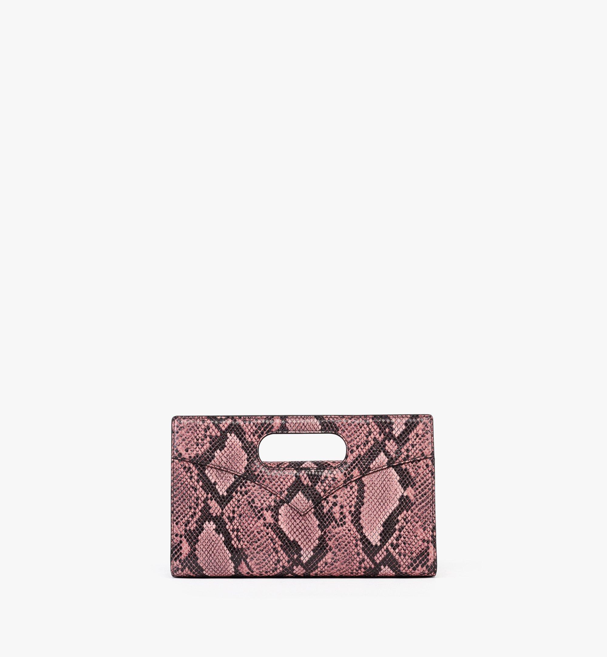 Diamond Tote in Python Print Coronet - 5