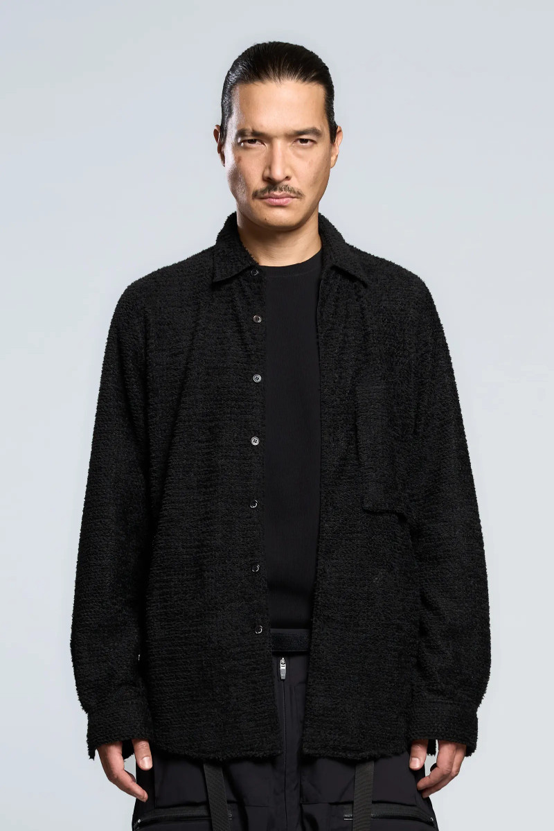 LA1-AD Lofted Knit Fiber Long Sleeve Shirt 10