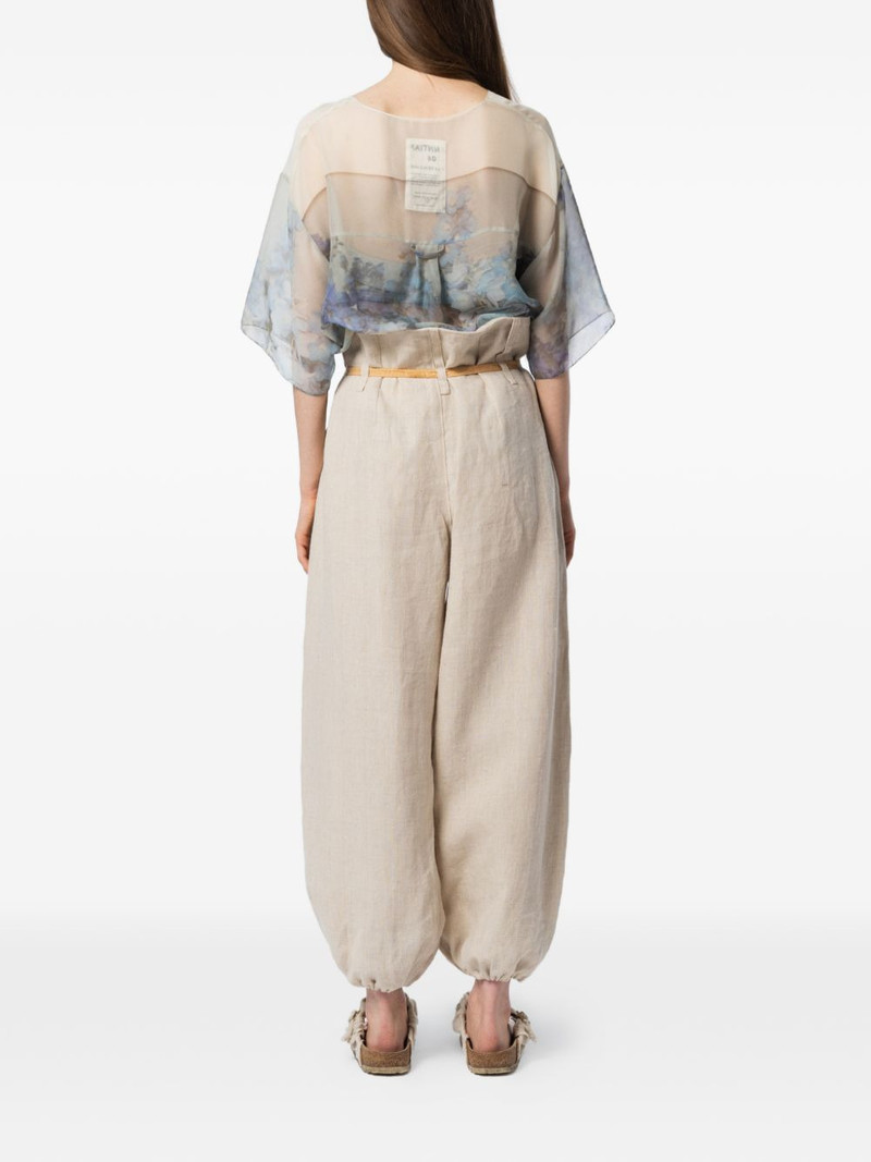 tie-detail trousers 3