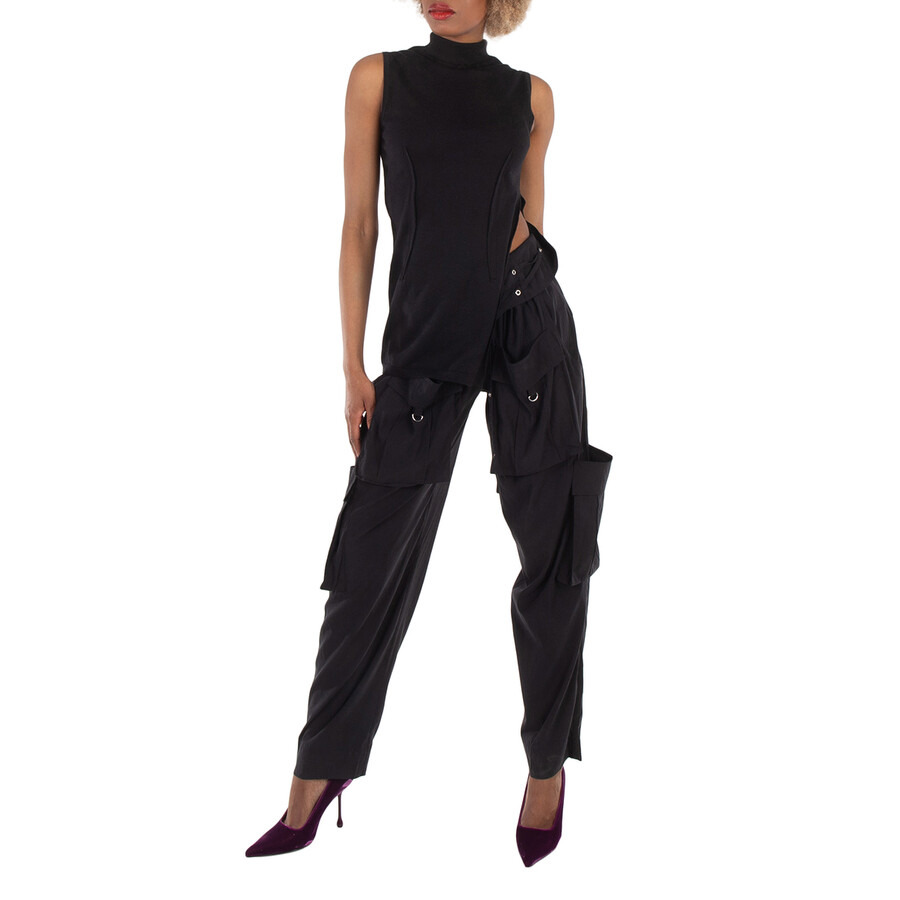 Isabel Marant Ladies Black Hadja Flowing Pants, Brand Size 34 (US Size 0) - 2