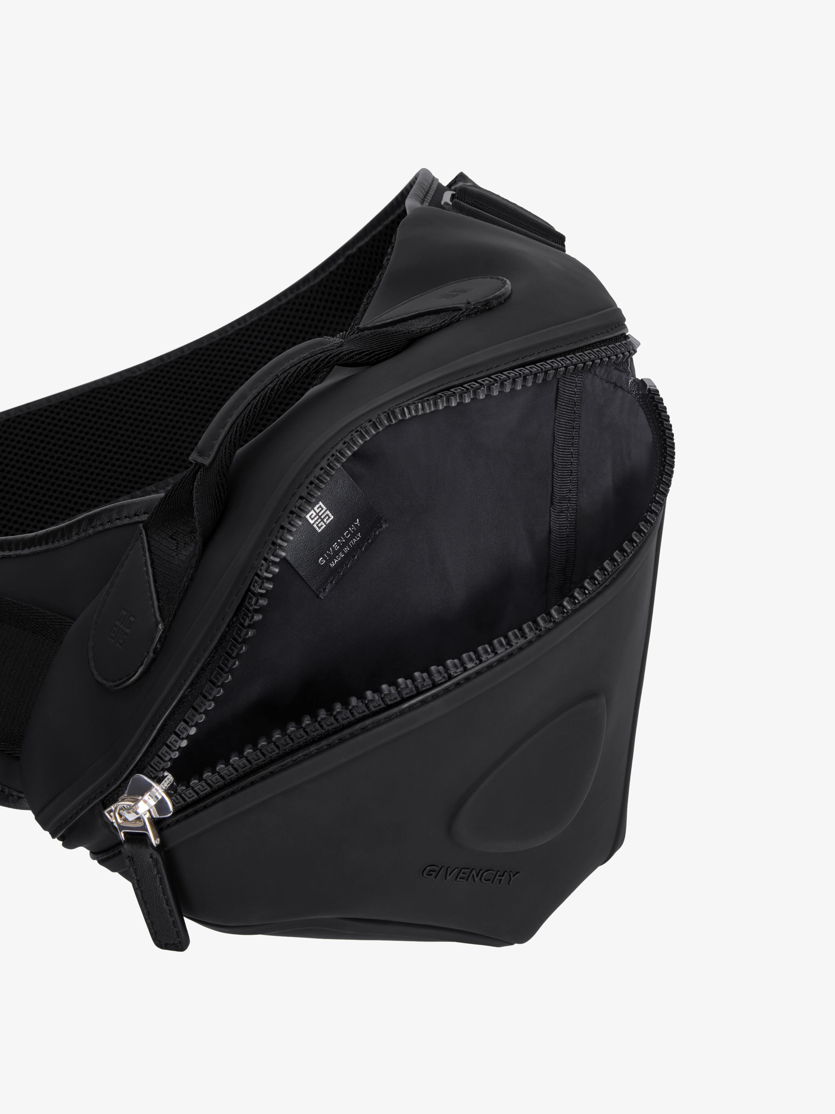 G-ZIP TRIANGLE BUMBAG IN RUBBER AND NYLON - 5