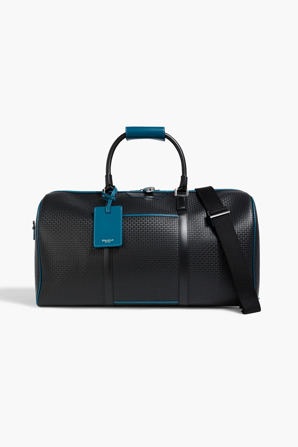 Embossed coated-canvas weekend bag - 1
