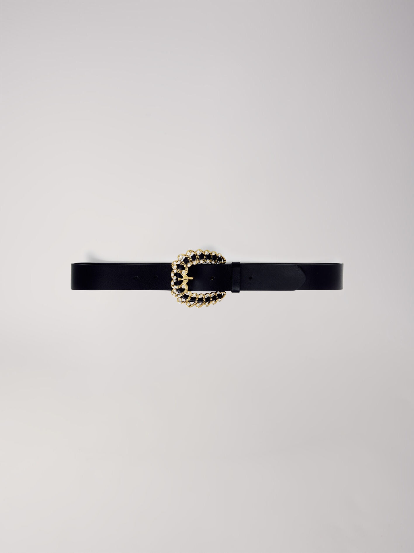 Belt with diamanté buckle - 5