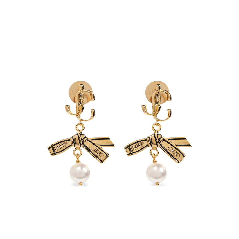 Jimmy Choo Gold Earrings Women - 1
