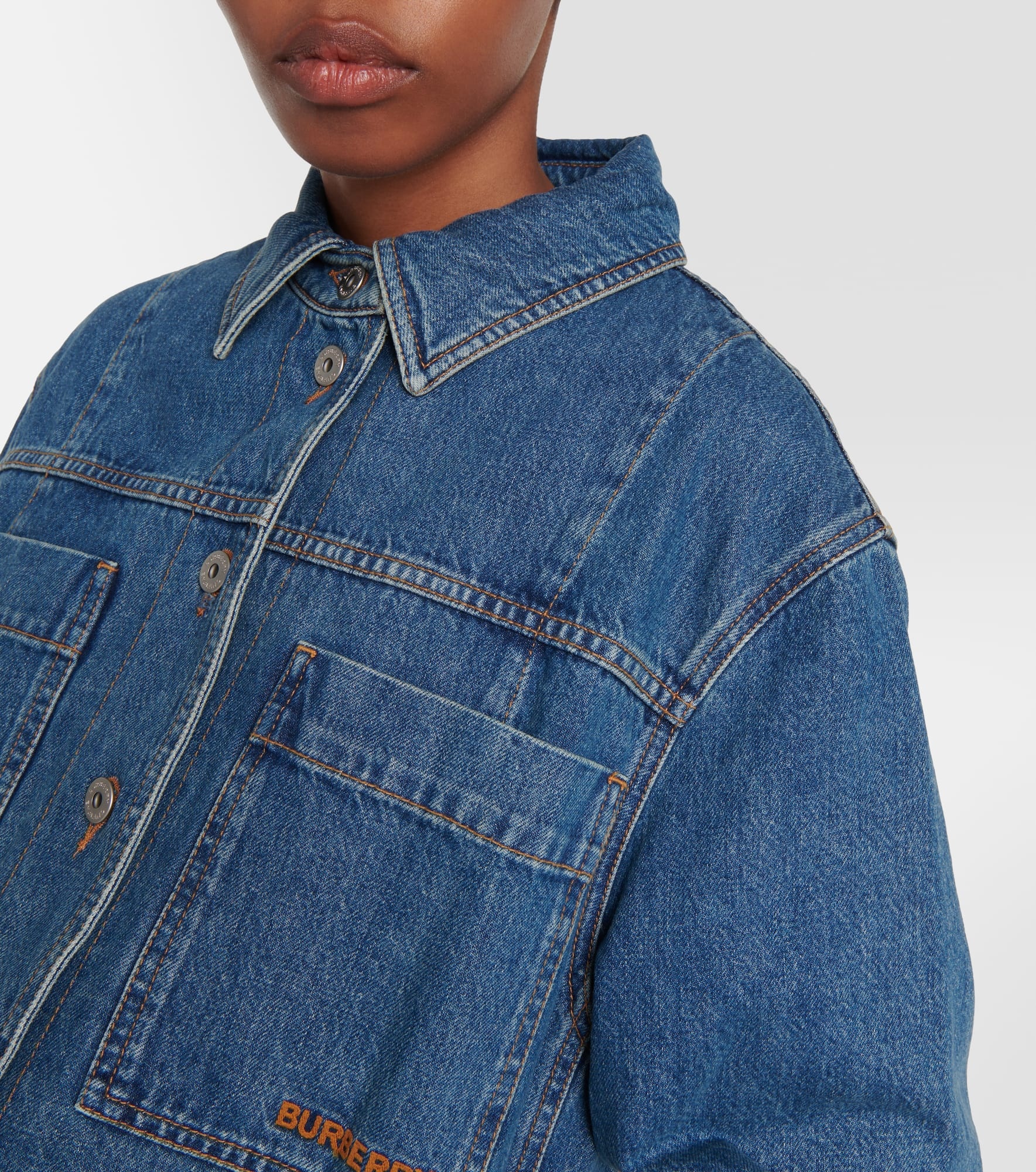 Denim shirt jacket - 4