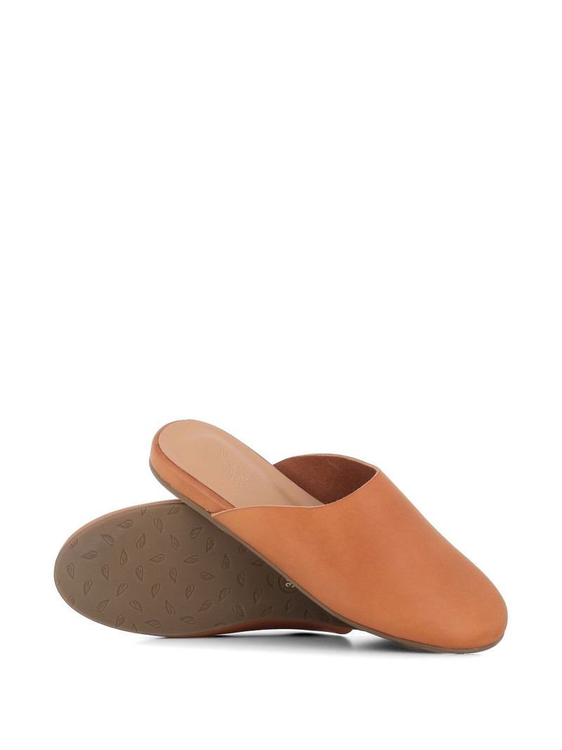 leather flat mules 5