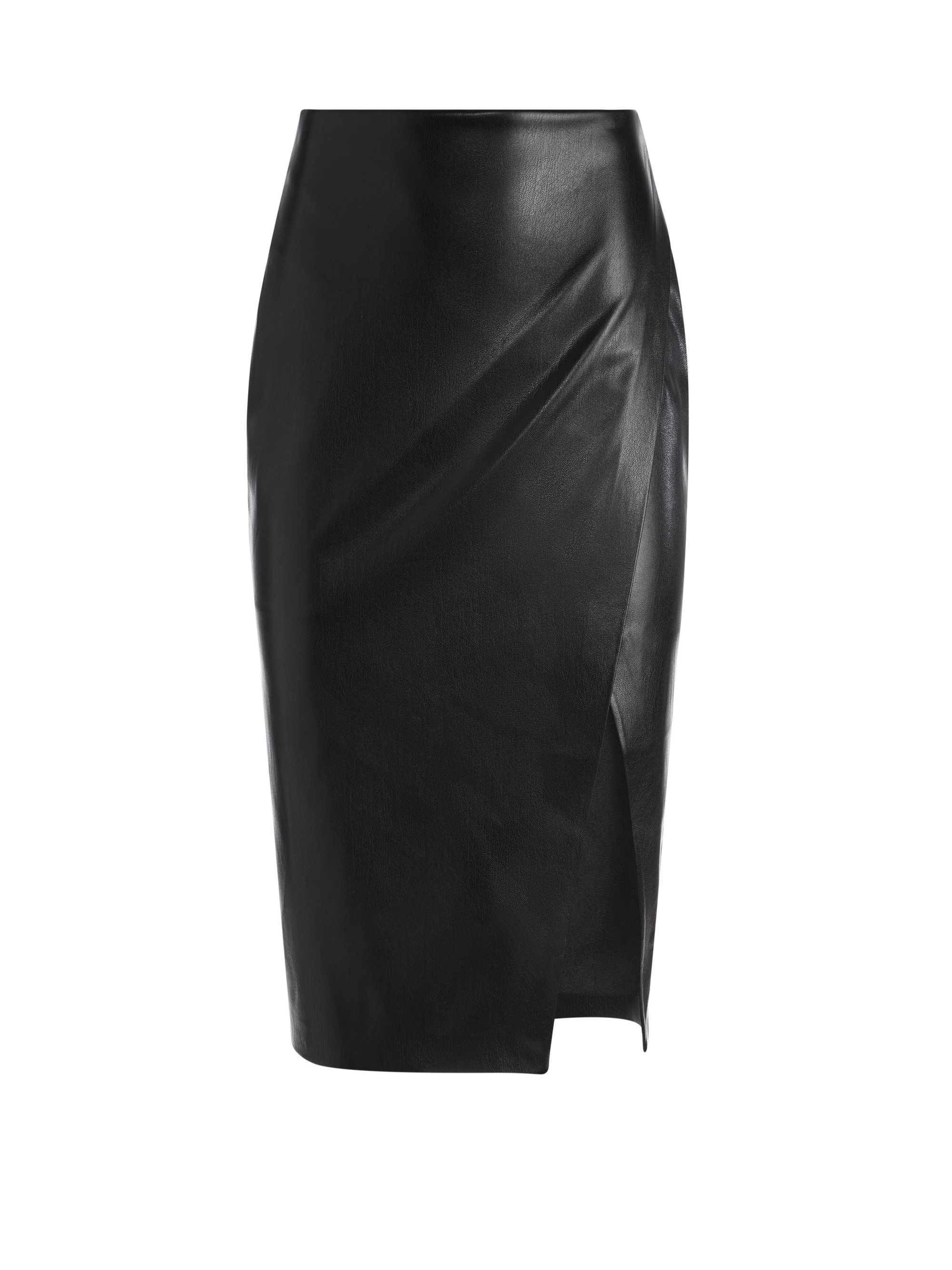 SIOBHAN FRONT WRAP MIDI SKIRT - 1