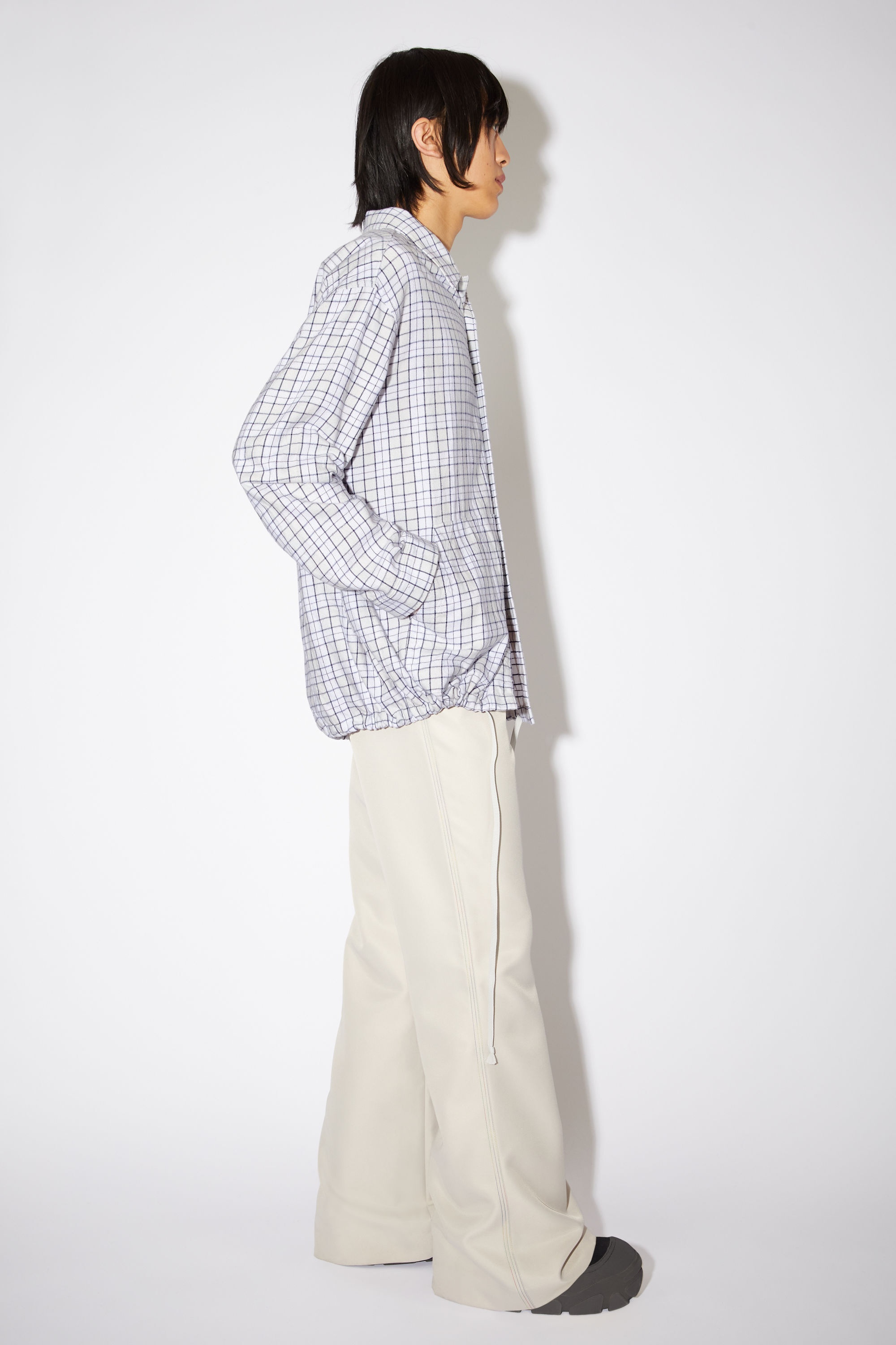 Flannel shirt - White/black - 4