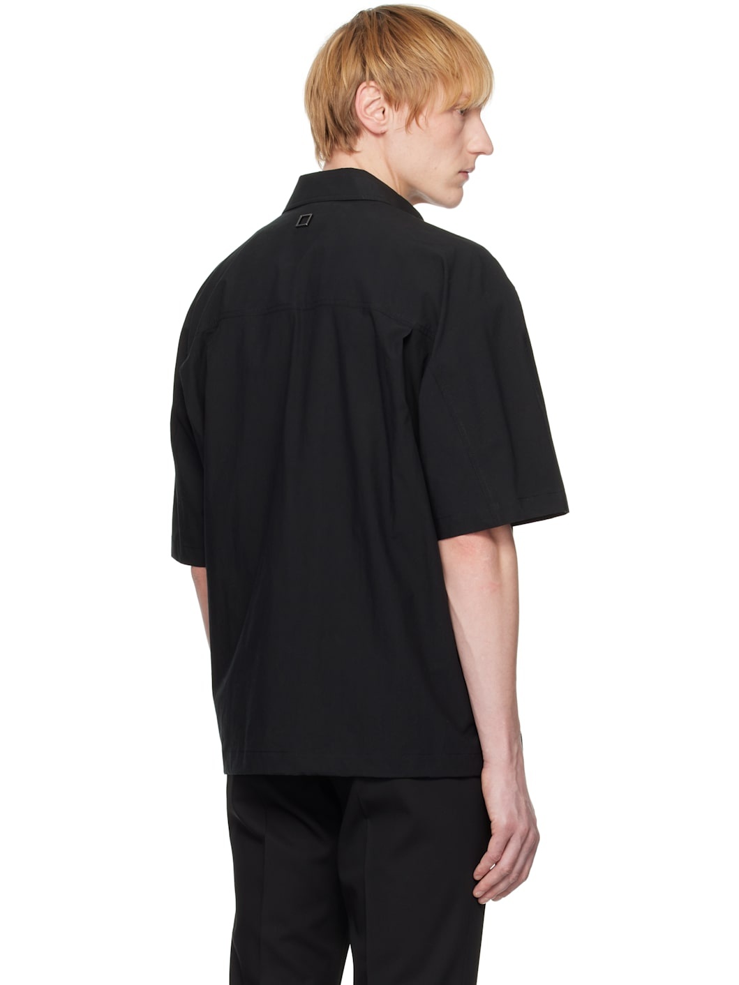 Black Banding Short Sleeve Shirt - 3