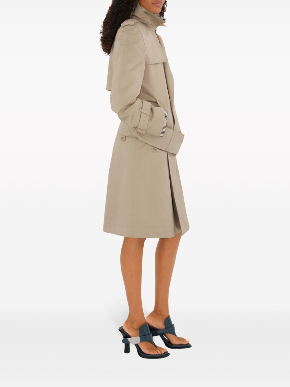 belted trench coat - 3