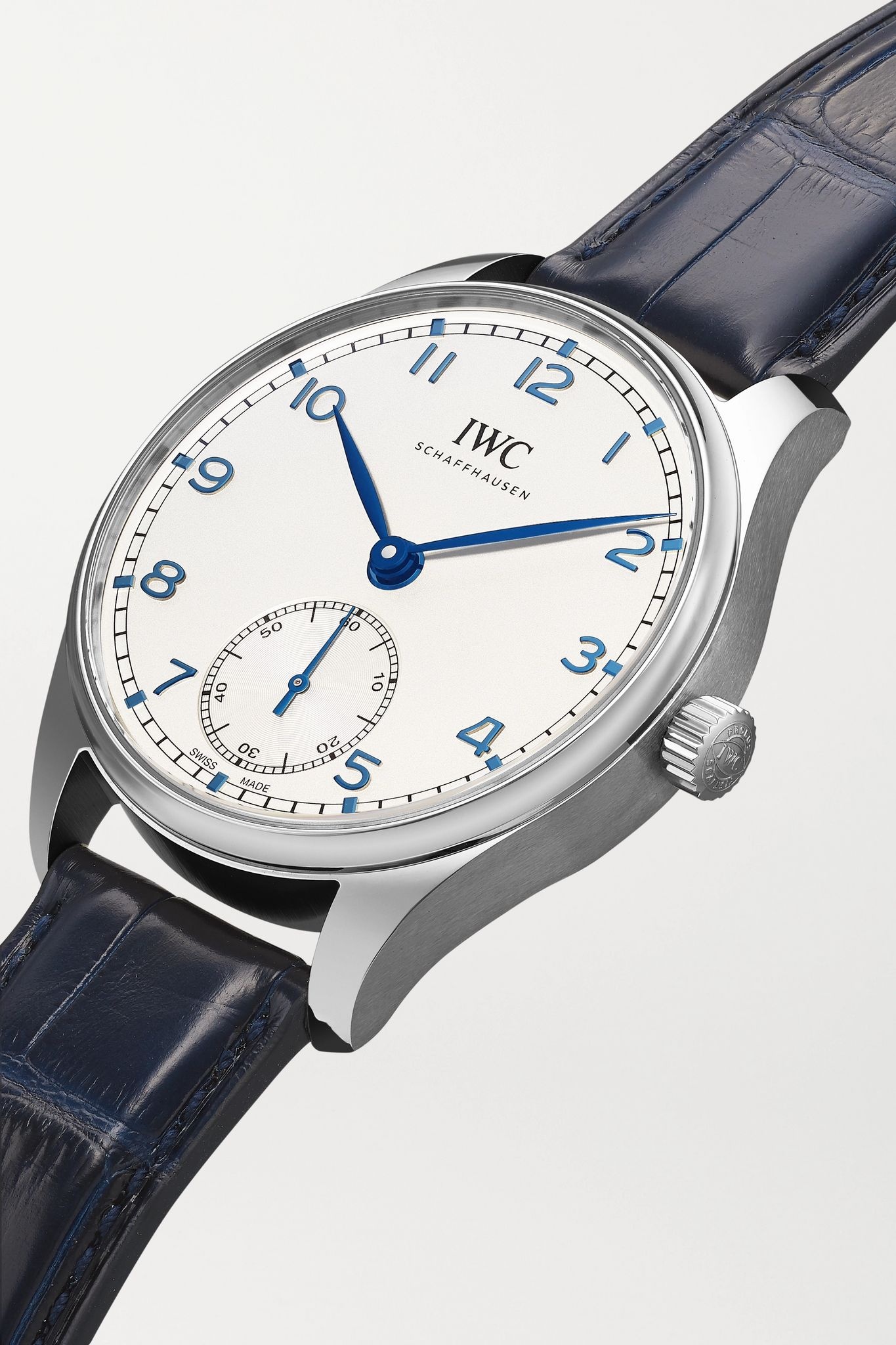 Portugieser Automatic 40.4mm stainless steel and alligator watch - 2