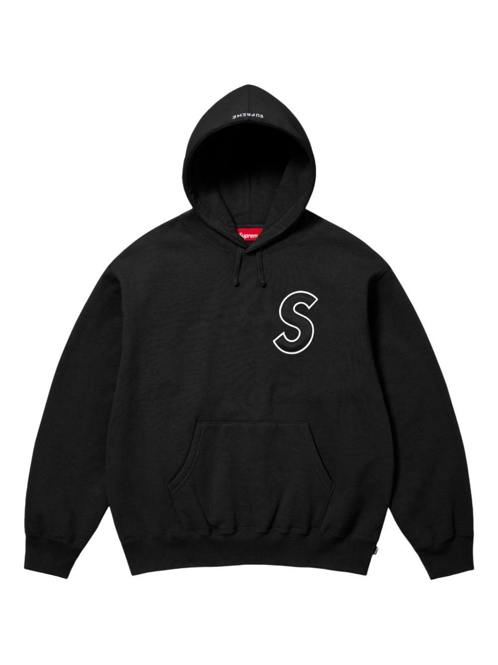 S-logo "SS 25 - Black" hoodie - 1