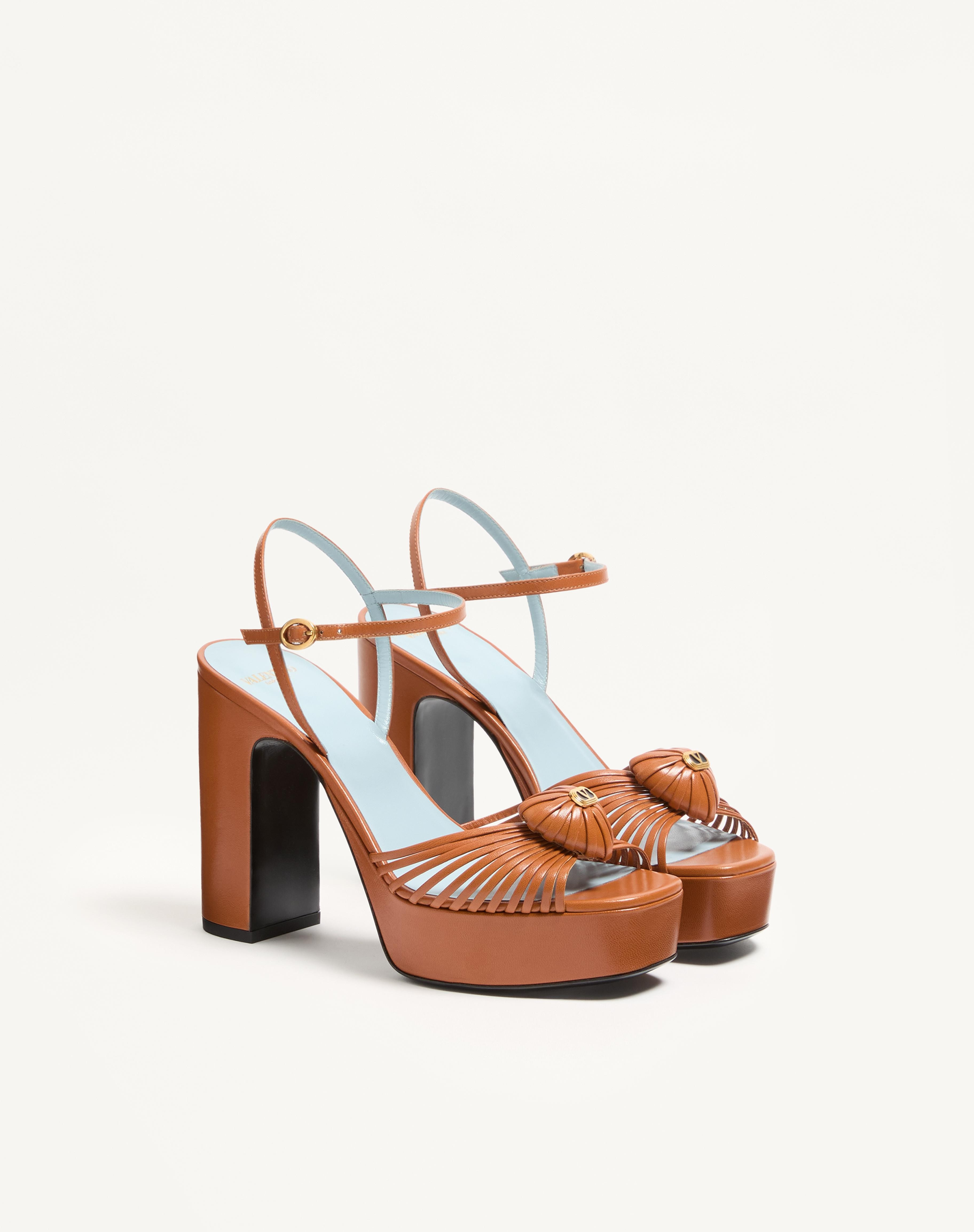 SANDAL ROYAL PLATFORM SANDAL IN KIDSKIN 115MM - 2