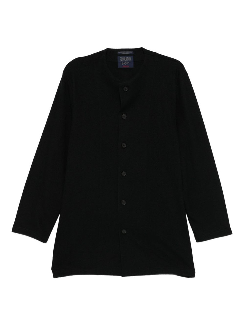 buttoned-up cardigan 1
