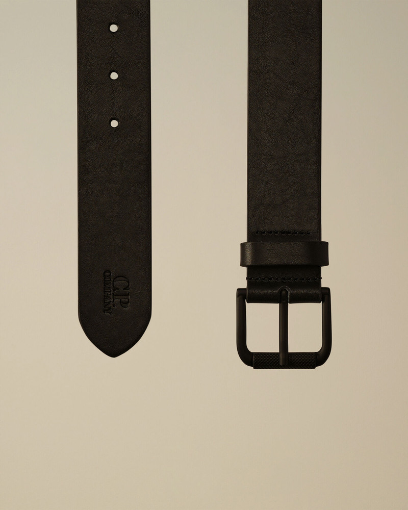 Leather Logo Belt 3
