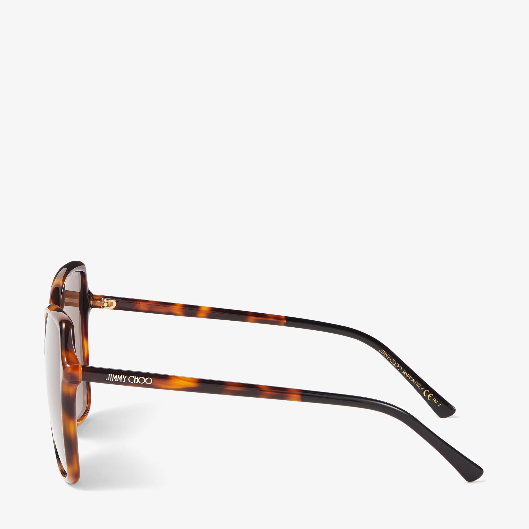 Fede
Dark Havana Round-Frame Sunglasses - 2