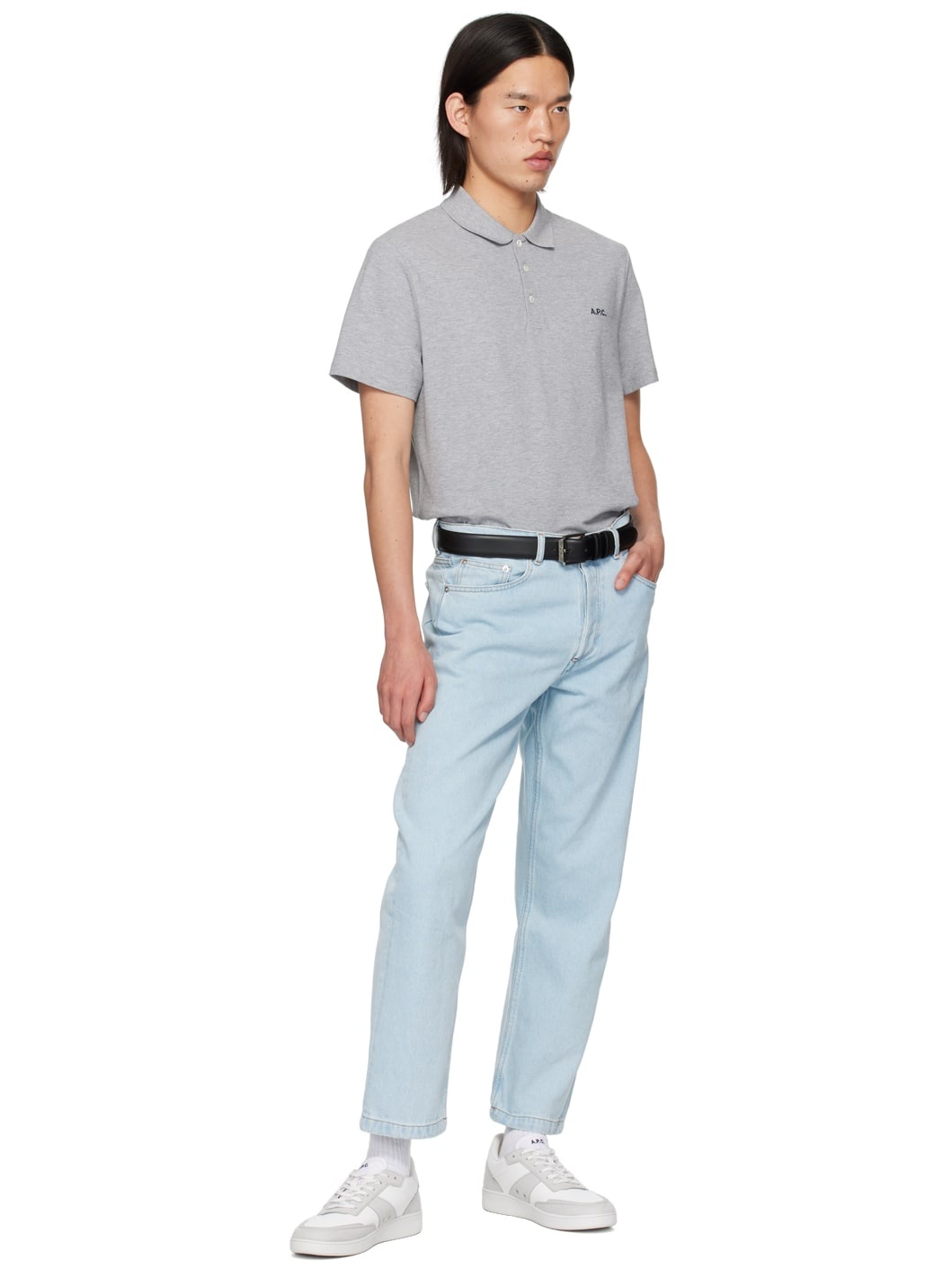 Gray Standard Polo - 5