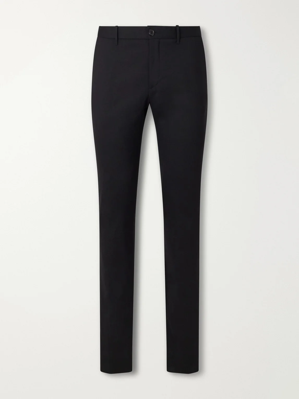 Straight-Leg Wool-Blend Tekno Flannel Trousers - 1