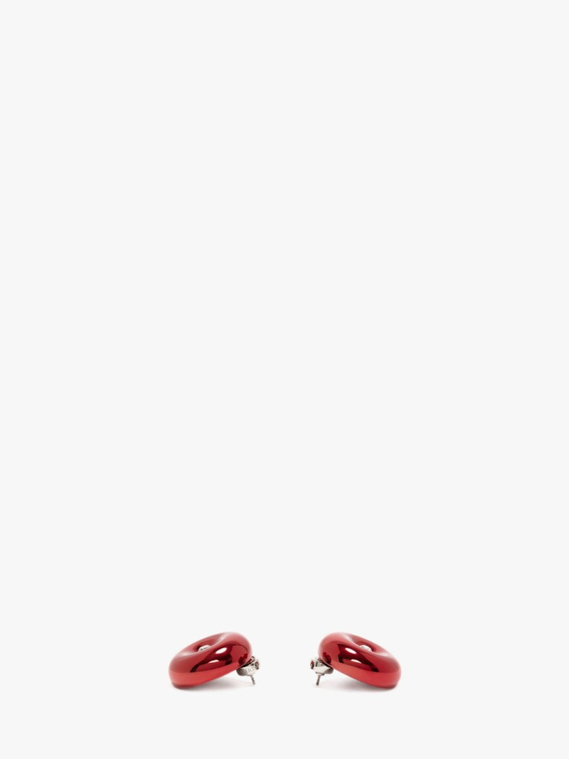 JW Anderson BUMPER-MOON CRYSTAL STUD EARRINGS outlook