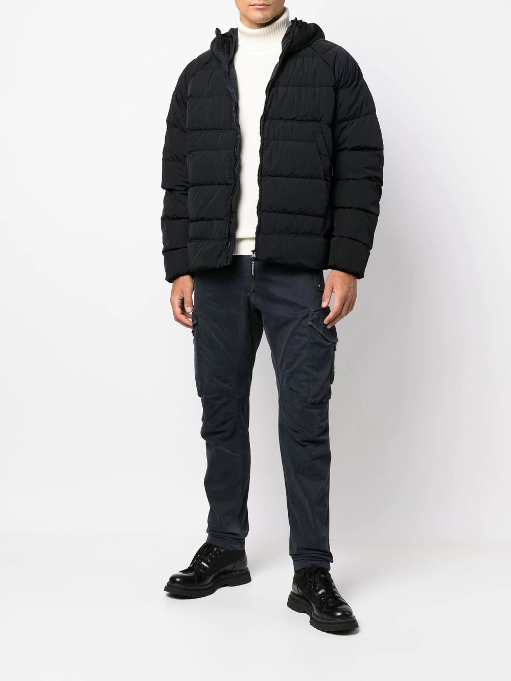 padded quilted jacket - 2