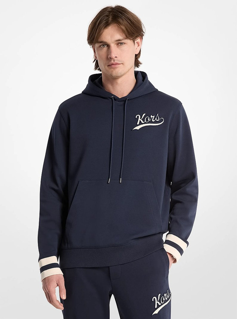 KORS Varsity Knit Cotton Blend Hoodie 1