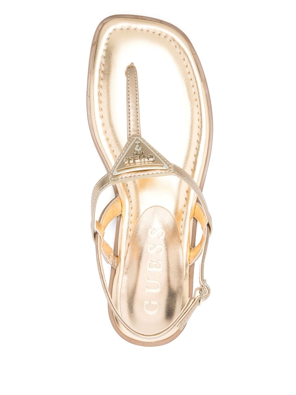 logo-plaque sandals - 4