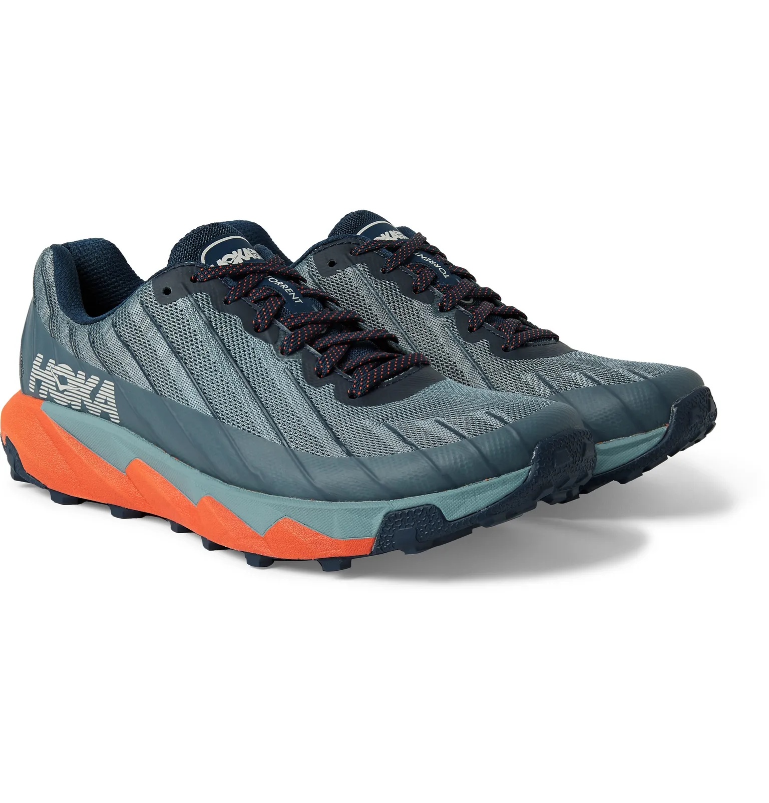 Torrent Rubber-Trimmed Mesh Trail Running Sneakers - 4