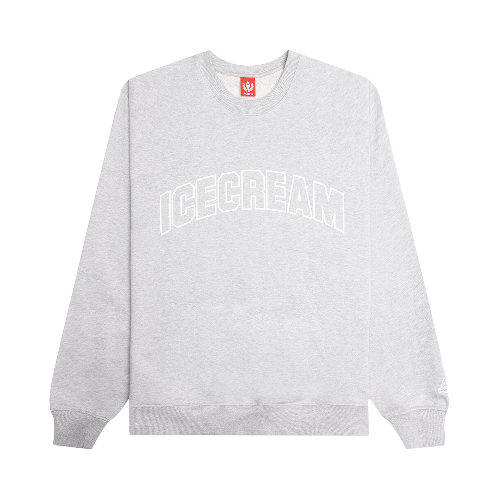 Icecream College Sweatshirt 'Heather Grey' - 1
