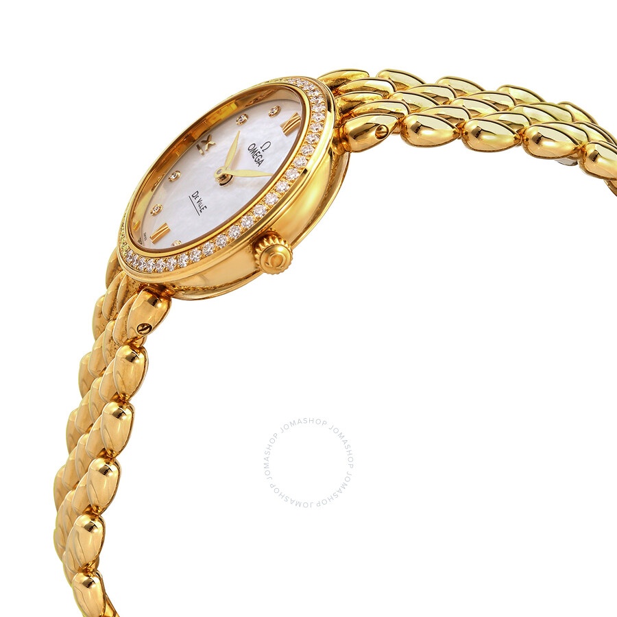 Omega De Ville Prestige Quartz Diamond Ladies Watch 424.55.27.60.55.006 - 2