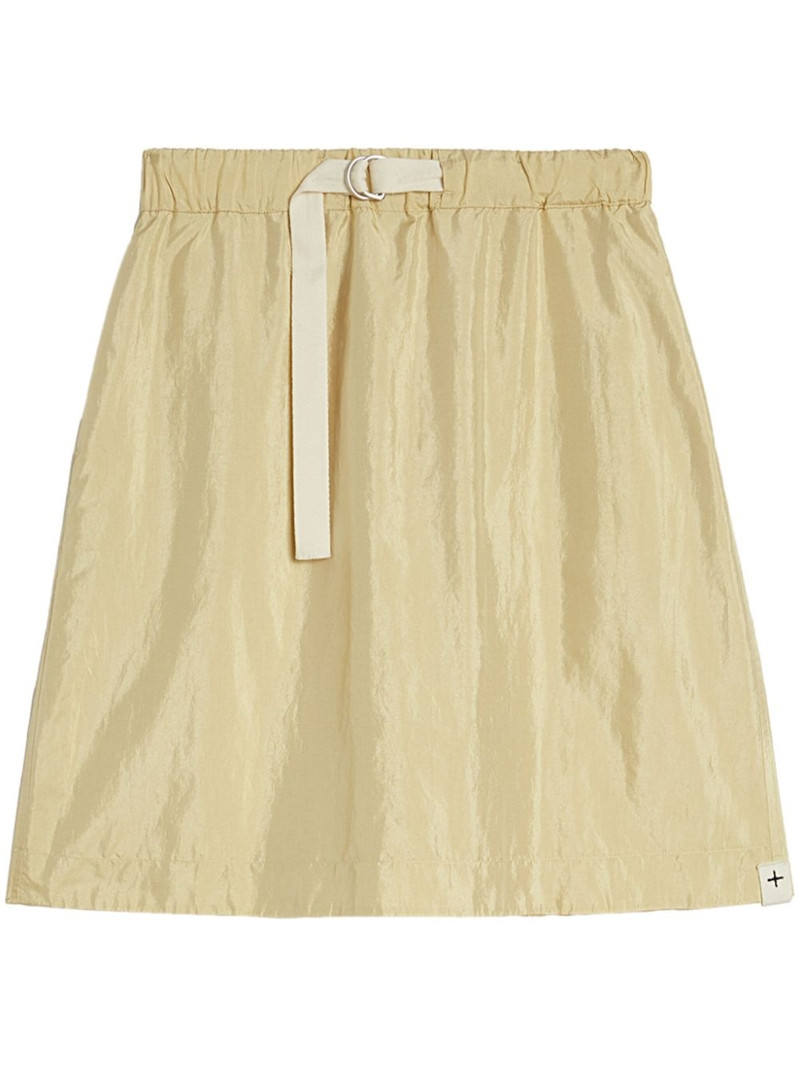buckled high-waisted miniskirt 1