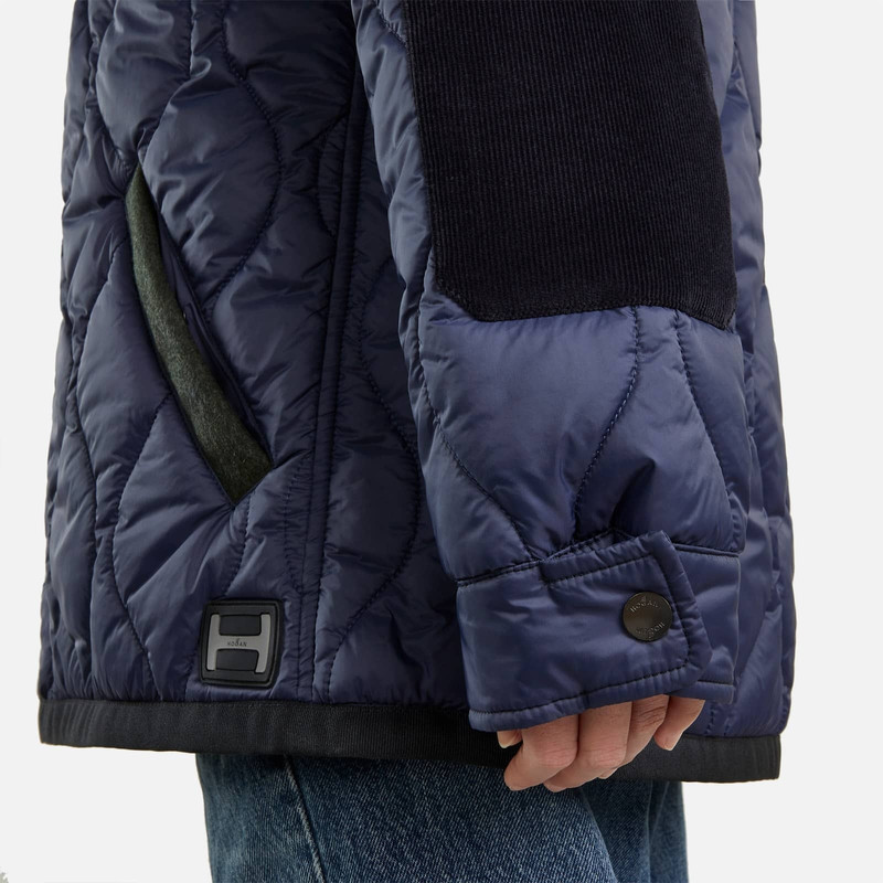 Quilted Shirt Jacket Blue 10