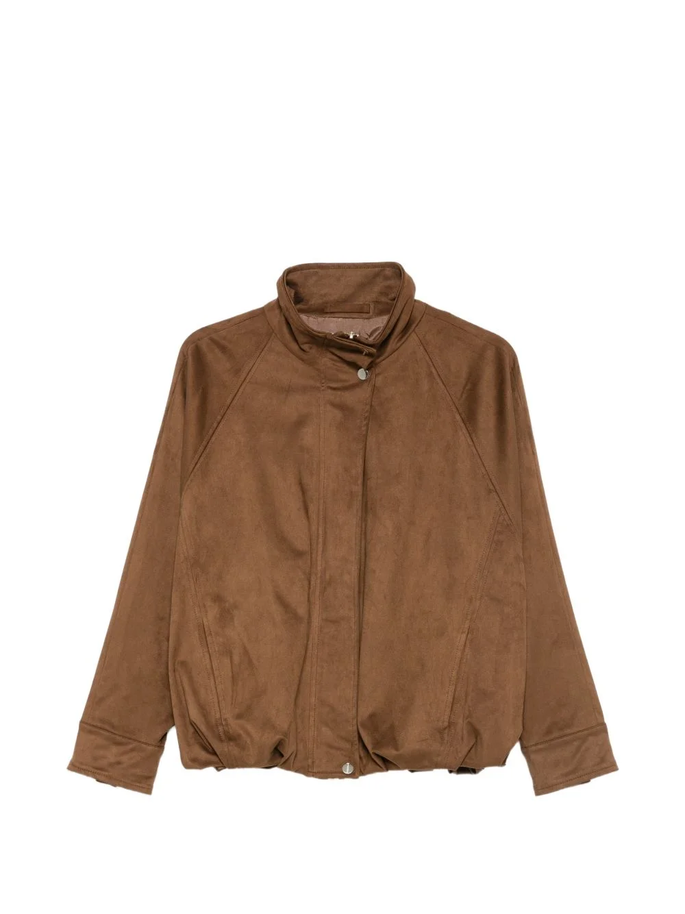high-neck raglan-sleeve jacket - 1
