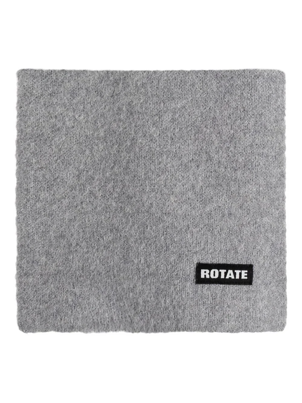 logo-patch scarf - 1