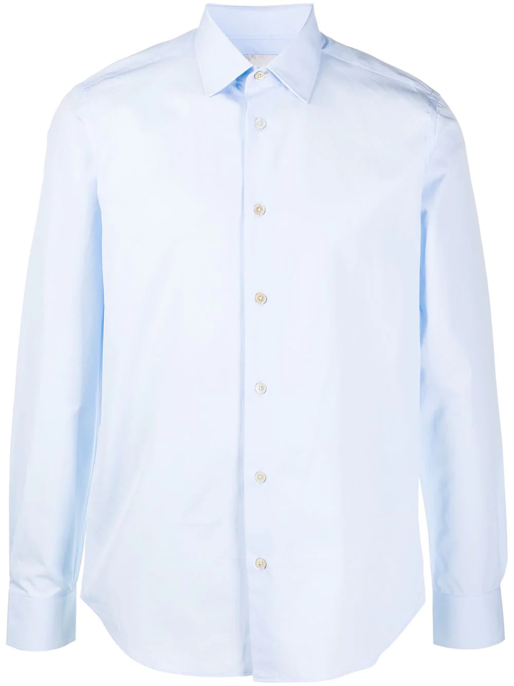 spread collar cotton shirt - 1