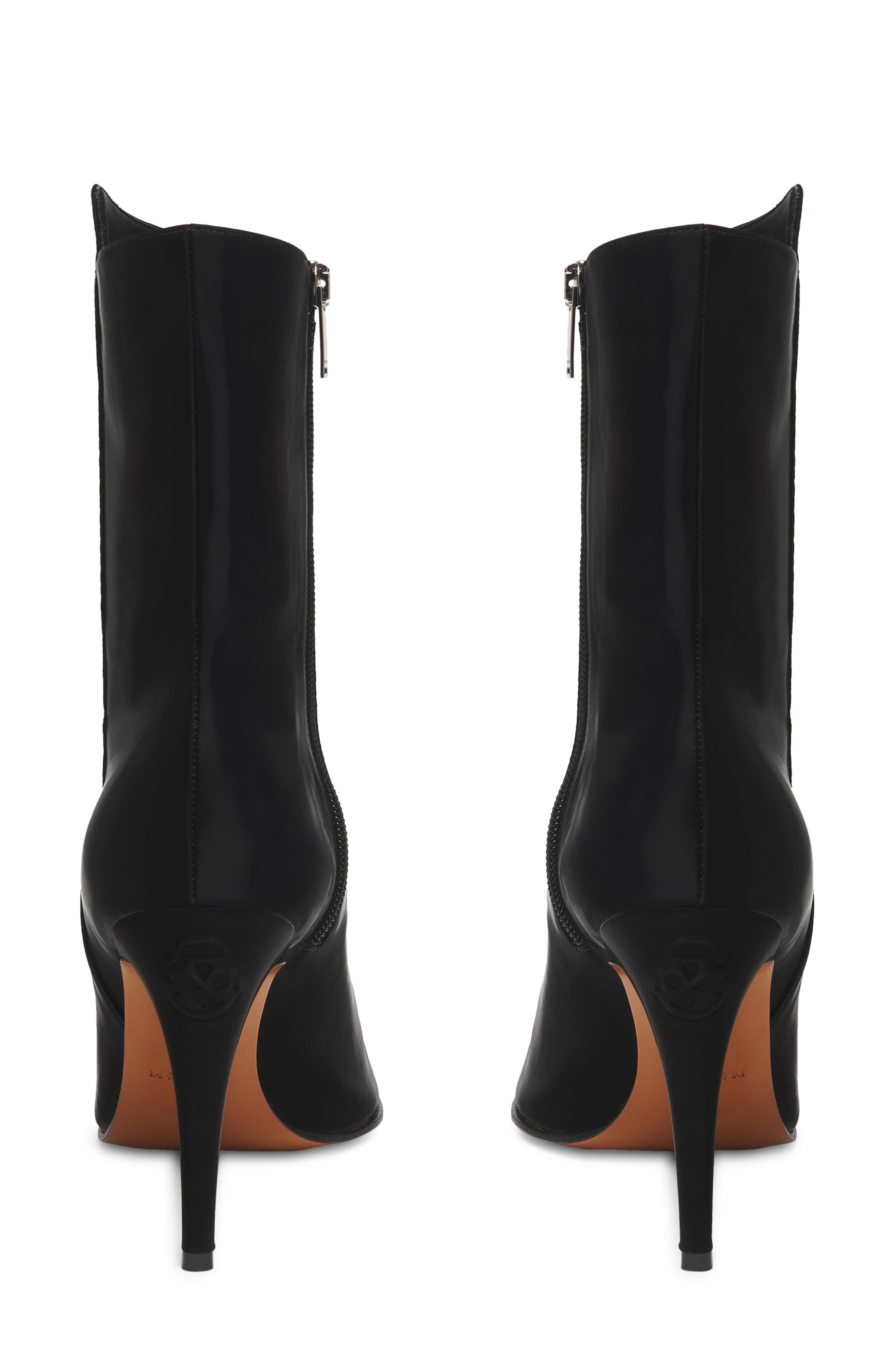 Alexander McQueen Birdee Pointed Toe Bootie in Black at Nordstrom - 4