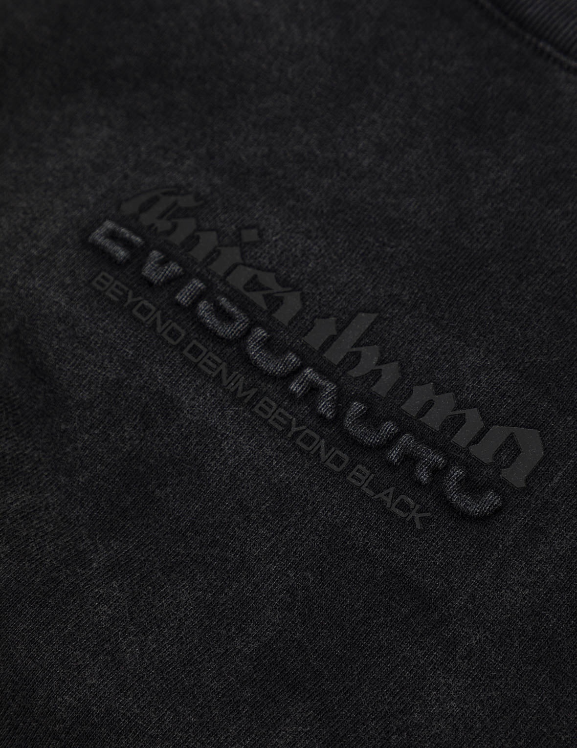 Logo Embroidery Regular Fit Acid-Wash T-Shirt - 7