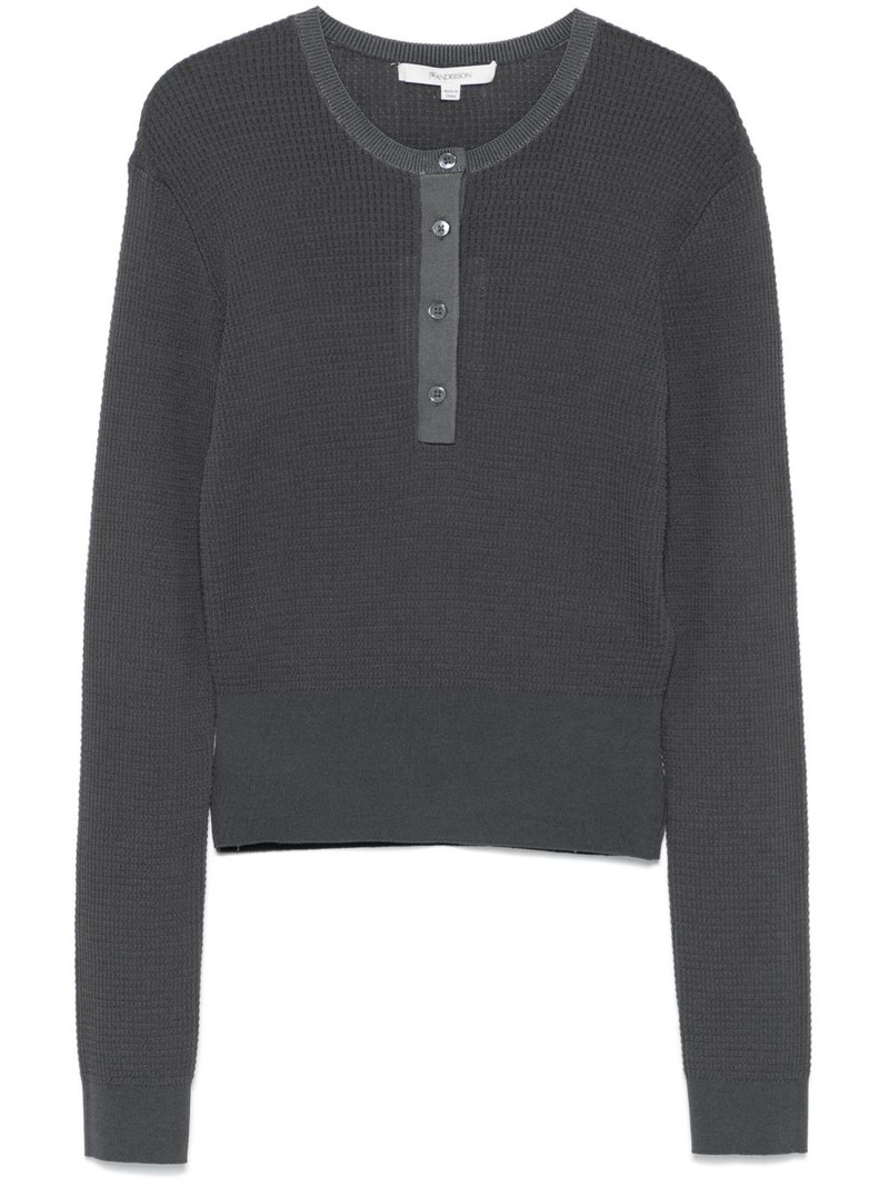 waffle-knit sweater 1